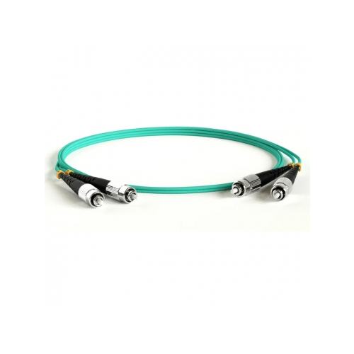 Кабель-переходник LAN (патчкорд) Hyperline FC-D2-503-FC/PR-LC/PR-H-2M-LSZH-AQ 2м аква