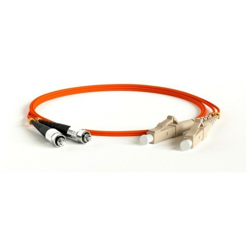 Кабель-переходник LAN (патчкорд) Hyperline FC-D2-50-FC/PR-LC/PR-H-5M-LSZH-OR MM 50/125, FC-LC,