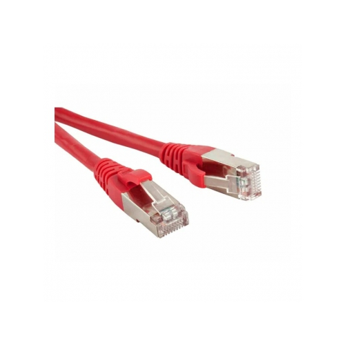 Кабель-переходник LAN (патчкорд) Hyperline PC-LPM-STP-RJ45-RJ45-C5e-5M-LSZH-RD, экранированный, Cat.5е, LSZH, 5 м, Красный