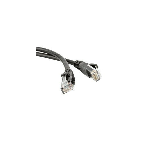 Кабель-переходник LAN (патчкорд) Hyperline PC-LPM-UTP-RJ45-RJ45-C6-5M-LSZH-BK, Cat.6, LSZH, 5 м, Черный