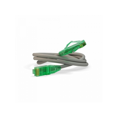 Кабель-переходник LAN (патчкорд) Hyperline PC-LPM-UTP-RJ45-RJ45-C6a-1M-LSZH-GY 10G, LSZH, 1 м, серый