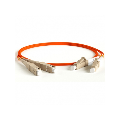 Кабель-переходник LAN (патчкорд) Hyperline FC-D2-62-LC/PR-SC/PR-H-10M-LSZH-OR 10м оранжевый