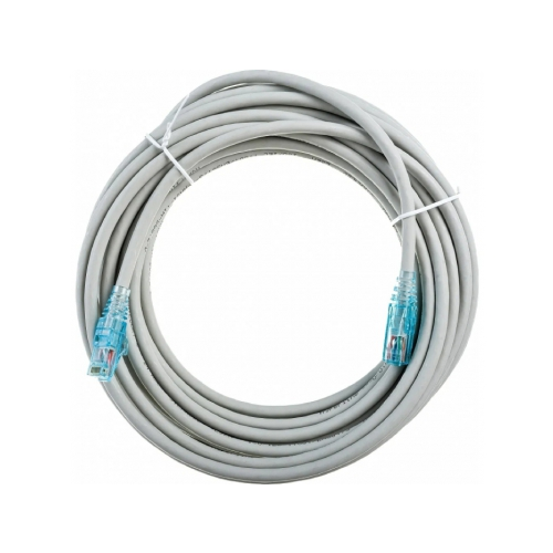 Кабель-переходник LAN (патчкорд) Hyperline PC-LPM-UTP-RJ45-RJ45-C6-10M-LSZH-GY U/UTP, Cat.6, LSZH, 10 м, Серый