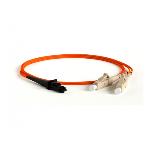 Кабель-переходник Hyperline FC-D2-50-LC/PR-MTRJF/PR-H-5M-LSZH-OR волоконно-оптический (шнур) MM 50/125, MTRJ/оранжевый