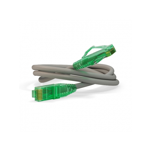 Кабель-переходник LAN (патчкорд) Hyperline PC-LPM-UTP-RJ45-RJ45-C6a-1.5M-LSZH-GY 1.5м серый