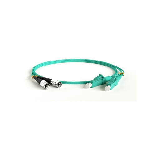 Кабель-переходник LAN (патчкорд) Hyperline FC-D2-503-FC/PR-FC/PR-H-10M-LSZH-AQ MM 50/125(OM3)