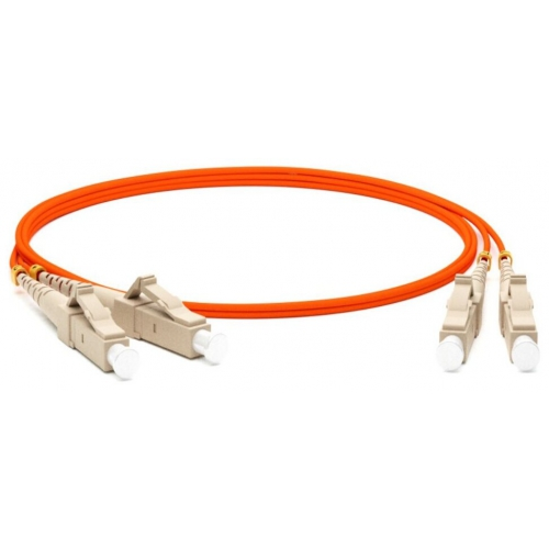 Кабель-переходник LAN (патчкорд) Hyperline FC-D2-62-LC/PR-LC/PR-H-15M-LSZH-OR MM 62.5/125, 15м