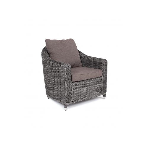 Кресло плетёное 4sis Кон Панна кресло из искусственного ротанга, цвет графит YH-C1808W graphite