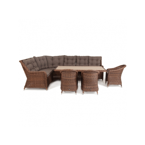 Комплект садовой мебели 4sis Бергамо BS6CT-5-SET коричневый BS6CT-5-SET brown