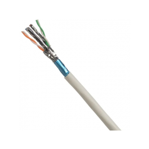 Кабель нарезной витая пара Panduit кат.6А F/FTP PFFY6X04WH-HED 500м белый