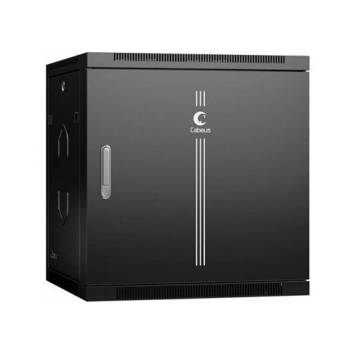 Телекоммуникационный шкаф Cabeus SH-05F-12U60/60m-R-BK настенный 19" 12U
