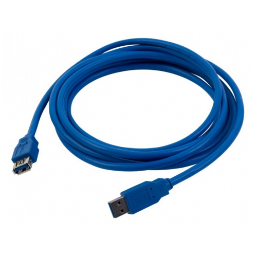 Компьютерный кабель-переходник USB Aopen ACU302-3M (USB3.0, M/F, 3 м), синий