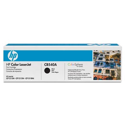Картридж для принтера HP CB540A, черный