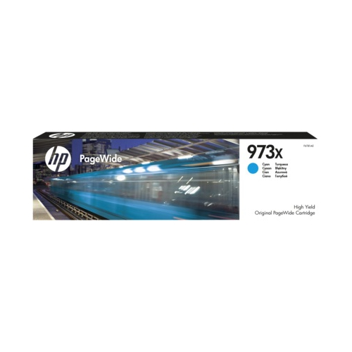 Картридж для принтера HP 973X, голубой (увеличенной ёмкости) F6T81AE