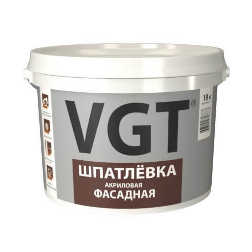 Шпатлевка акриловая фасадная VGT / ВГТ