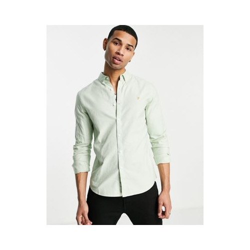 Мятно-зеленая рубашка Farah Brewer-Зеленый цвет