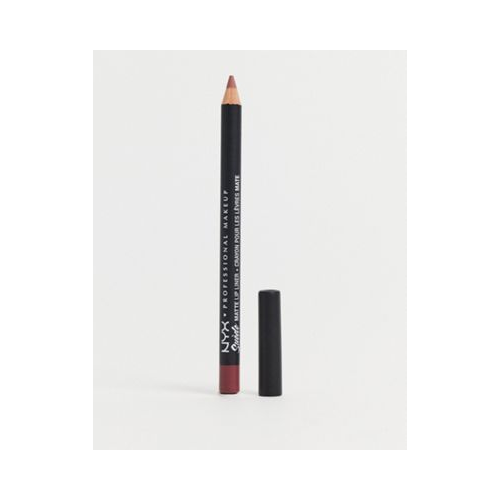 Матовый карандаш для губ NYX Professional Makeup - Suede (Softspoken)-Фиолетовый цвет