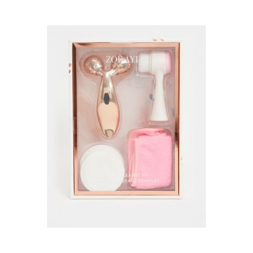 Набор для очищения кожи Zoe Ayla - Total Cleansing Set Розовый