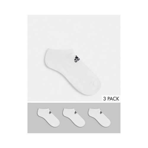 Набор из 3 пар белых коротких носков adidas Training