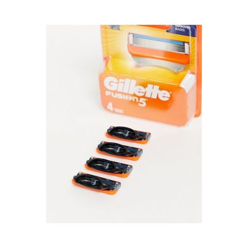 Набор из 4 сменных лезвий для бритвы Gillette - Fusion Бесцветный