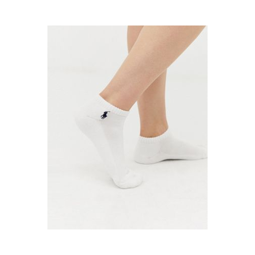Набор из 6 пар белых спортивных носков с уплотненной подошвой Polo Ralph Lauren
