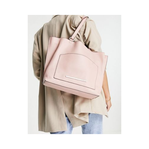 Нежно-розовая сумка-тоут с кошельком для монет и сумкой через плечо Steve Madden-Розовый цвет