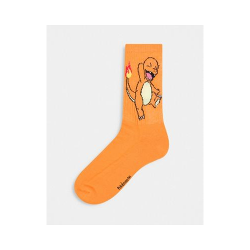 Носки с принтом Чармандера ASOS DESIGN Pokemon-Оранжевый цвет