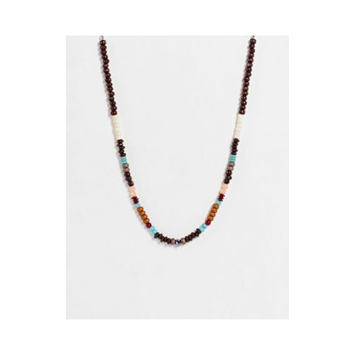 Ожерелье из бусин натуральных цветов Madein Разноцветный