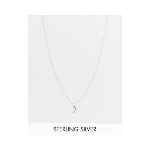 Ожерелье из стерлингового серебра с цепочкой и подвеской-дельфином Kingsley Ryan