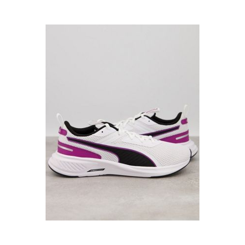 Бело-фиолетовые кроссовки Puma Running Scorch-Черный цвет