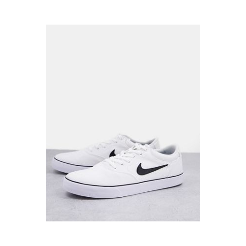 Белые кроссовки из парусины Nike SB Chron 2 Skate