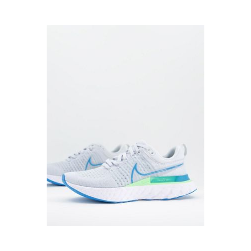 Белые кроссовки Nike Running React Infinity Run Flyknit