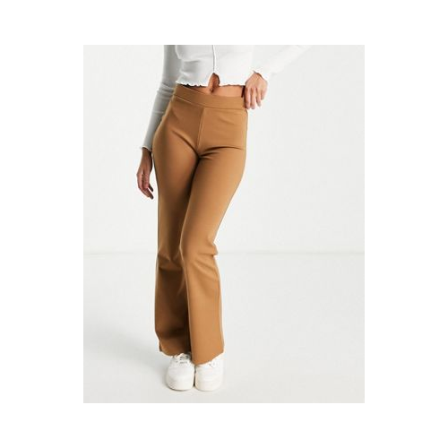 Бежевые расклешенные брюки JDY-Светло-бежевый цвет