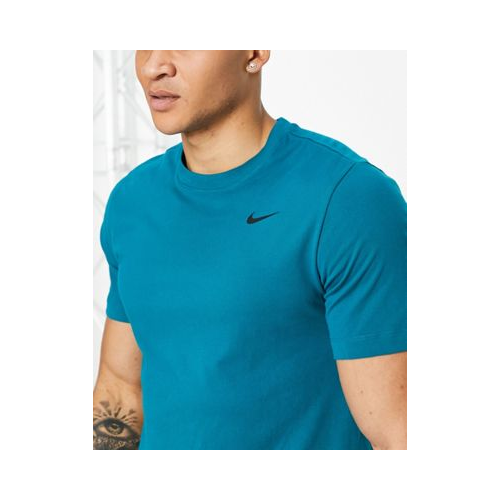 Бирюзовая футболка Nike Training Dri-FIT Голубой