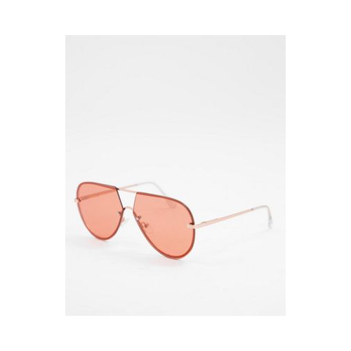 Большие солнцезащитные очки-авиаторы AJ Morgan-Розовый цвет