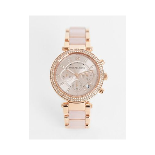 Часы-браслет цвета розового золота Michael Kors Parker MK5896-Розовый