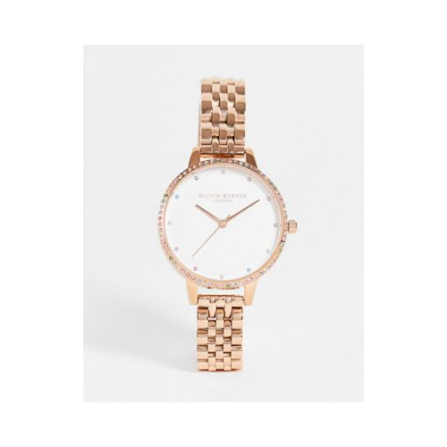 Часы-браслет цвета розового золота Olivia Burton Разноцветный