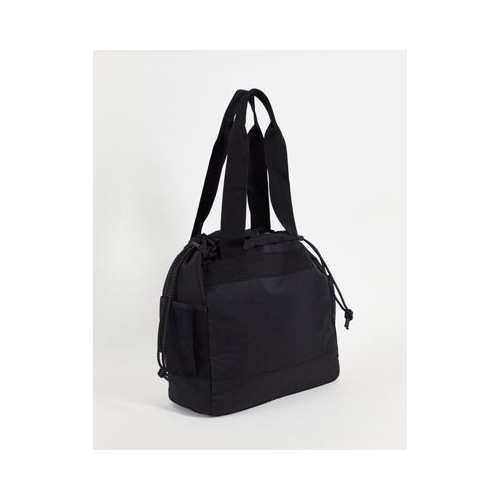 Черная нейлоновая сумка-тоут в стиле oversized с несколькими карманами ASOS DESIGN-Черный цвет
