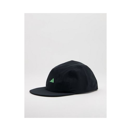 Черная бейсболка с зеленым логотипом adidas Training-Черный цвет