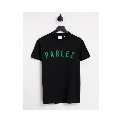 Черная футболка Parlez Straight Up-Черный цвет