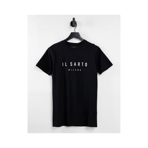 Черная футболка с логотипом Il Sarto-Черный цвет