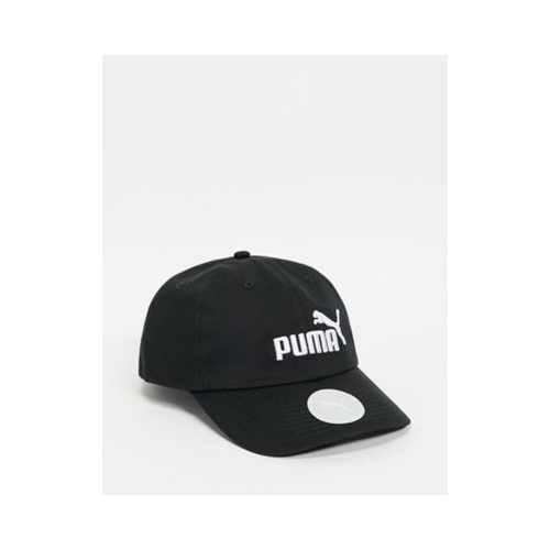Черная кепка с логотипом Puma Essentials-Черный цвет