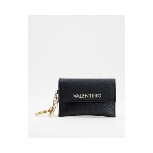 Черная кредитница с дизайном в виде брелока Valentino Bags