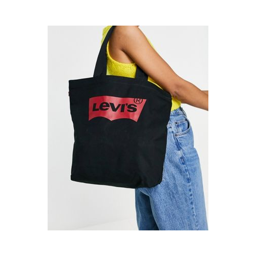 Черная сумка-тоут из парусины с логотипом Levi's-Черный цвет