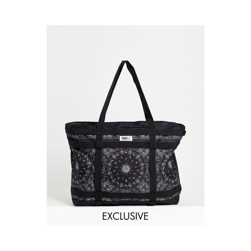 Черная сумка-шоппер Puma-Черный цвет