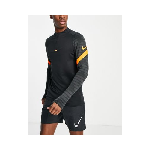 Черно-оранжевый спортивный топ Nike Football Strike-Черный цвет