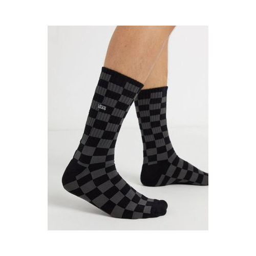 Черно-серые носки с шахматным узором Vans II-Черный цвет