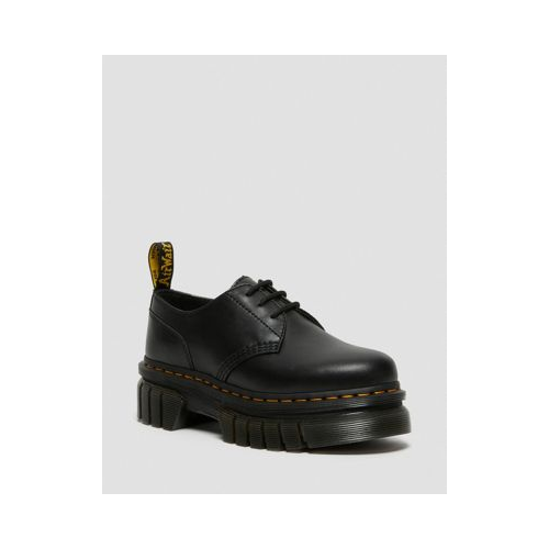 Черные ботинки с 3 парами люверсов на толстой подошве Dr Martens Audrick-Черный цвет