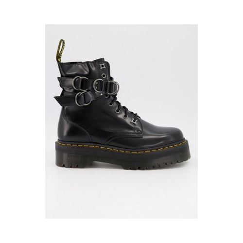 Черные ботинки с фурнитурой Dr Martens Jadon-Черный цвет