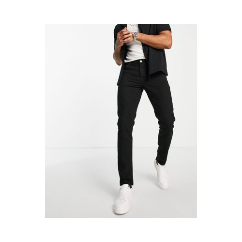 Черные джинсы скинни из денима плотностью 12,5 унции ASOS DESIGN-Черный цвет